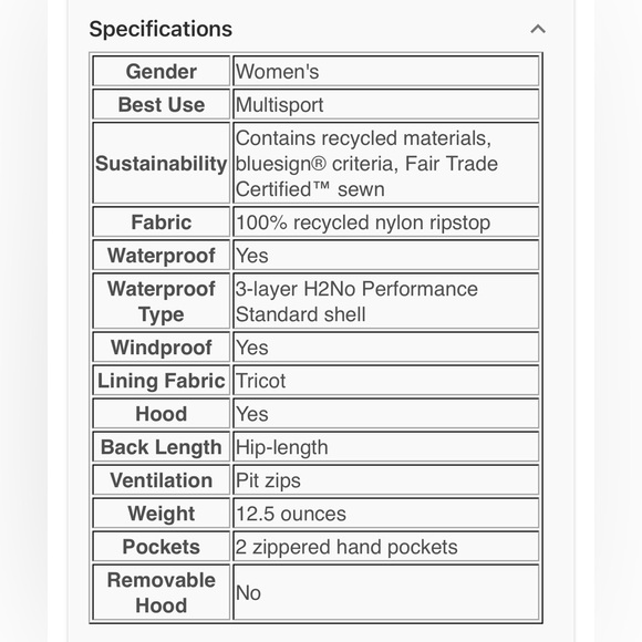Patagonia Torrentshell Blue Rain Jacket Women’s XL - Picture 12 of 12